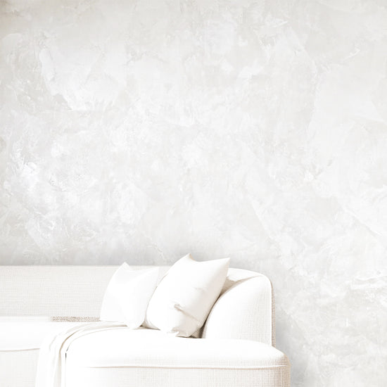 Polaris decorative paint in Full Moon shade with shimmering glittering flecks on a wall