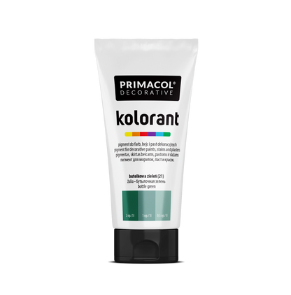 Primacol Decorative Pigment 40 ml in Bottle Green 21 for tinting paints and decorative effects